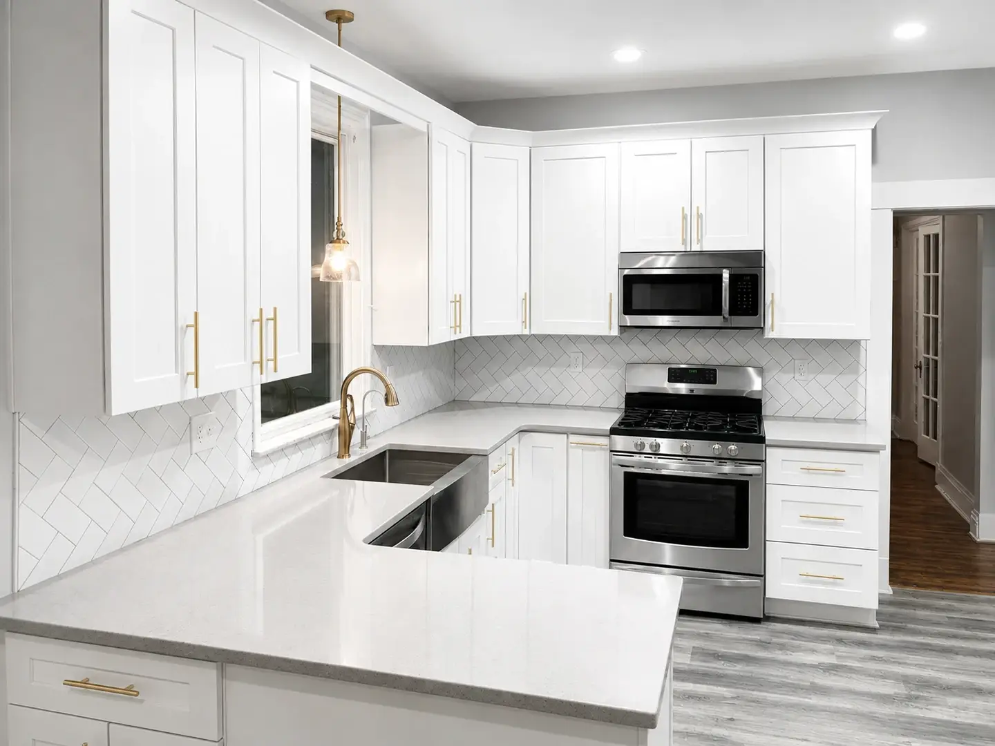 Kitchen after remodel by 3 Day Kitchen & Bath