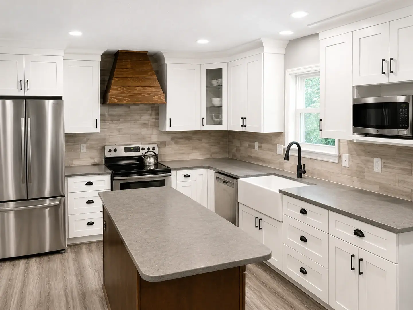 Kitchen after remodel by 3 Day Kitchen & Bath