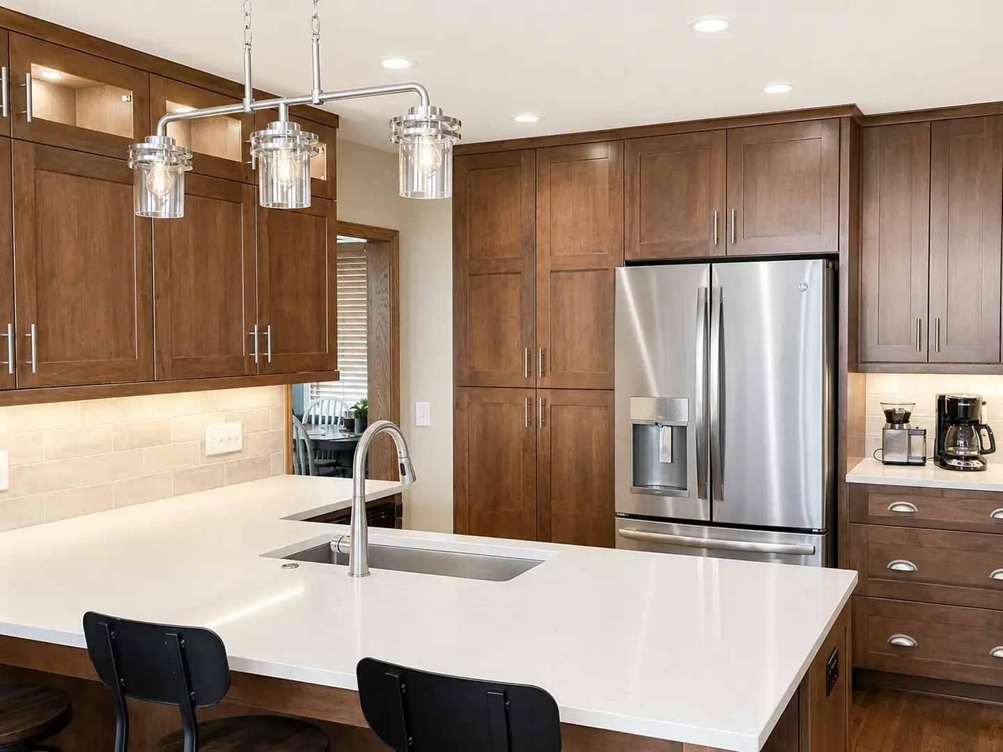 Kitchen after remodel by 3 Day Kitchen & Bath