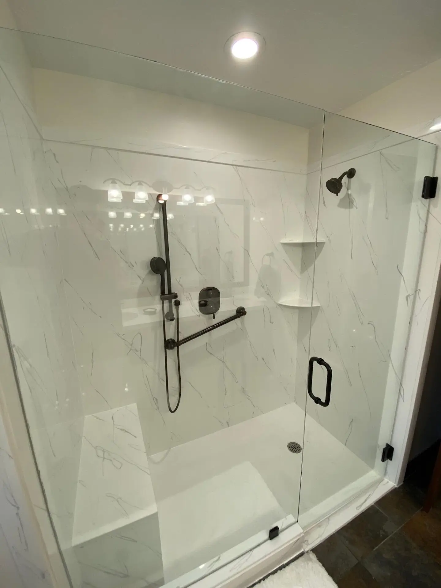 Completed bathroom remodel by 3 Day Kitchen & Bath in Dayton, OH